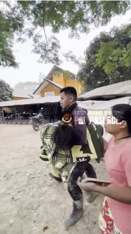 Taruna Akpol Sigap Selamatkan Anak yang Hanyut di Sungai Aceh Tamiang