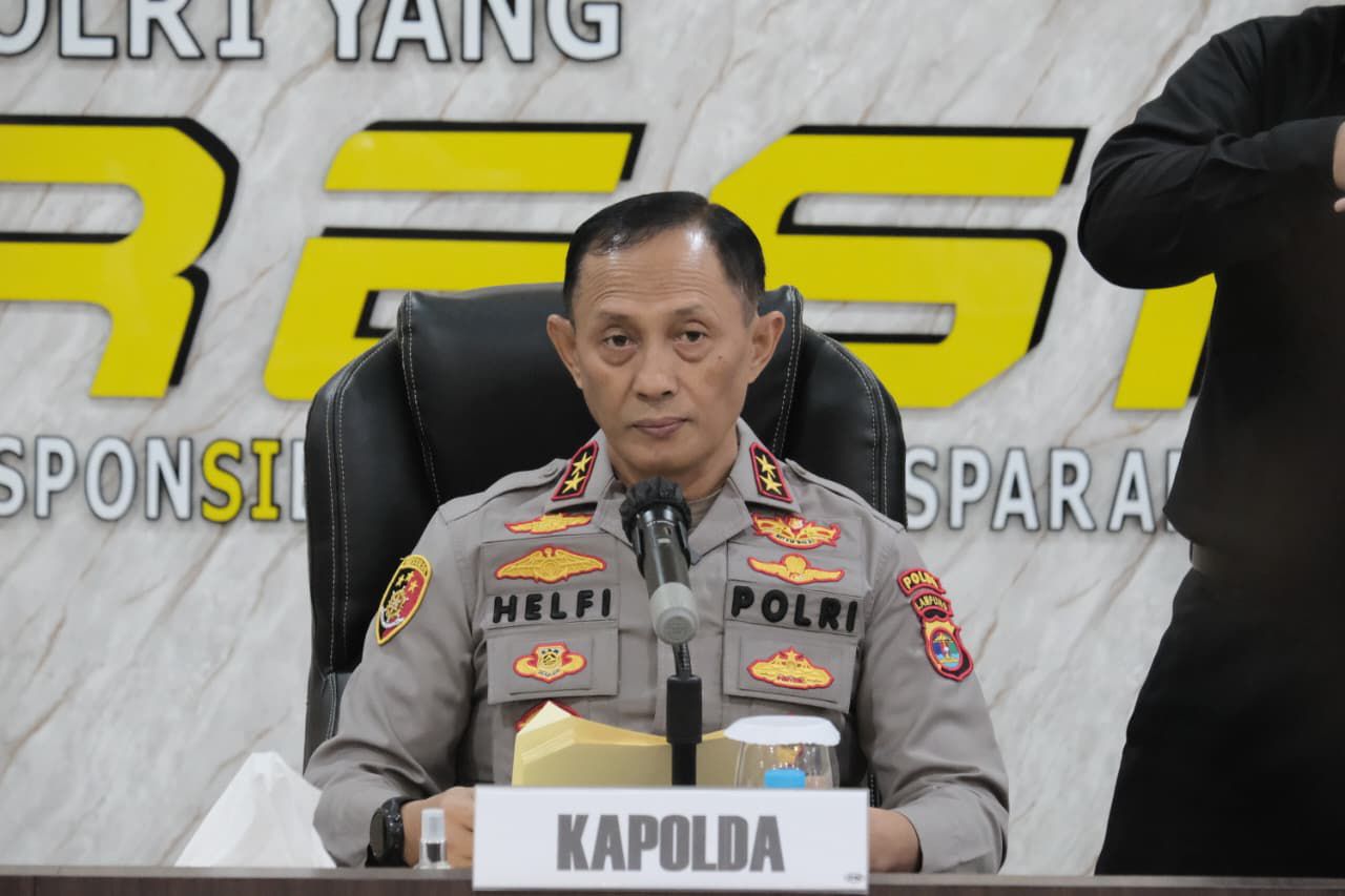 Polda Lampung Berhasil Ungkap Kasus Curat Ranmor yang Mengakibatkan Gugurnya Bripka (Anumerta) Arya Supena