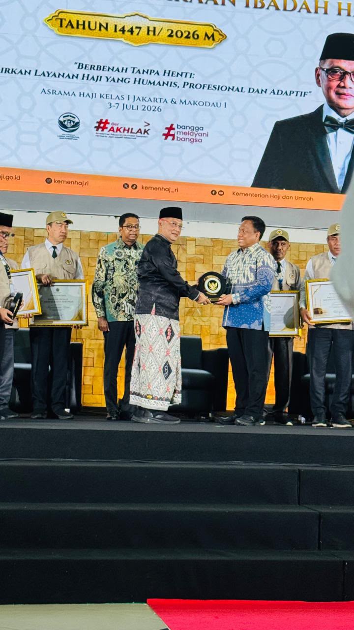 *Dukung Sukses Penyelenggaraan Haji 2026, Polri Terima Penghargaan dari Kementerian Haji dan Umrah RI*
